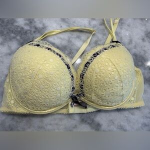 Victoria's Secret Very Sexy Things Yellow Lace Bra 38C